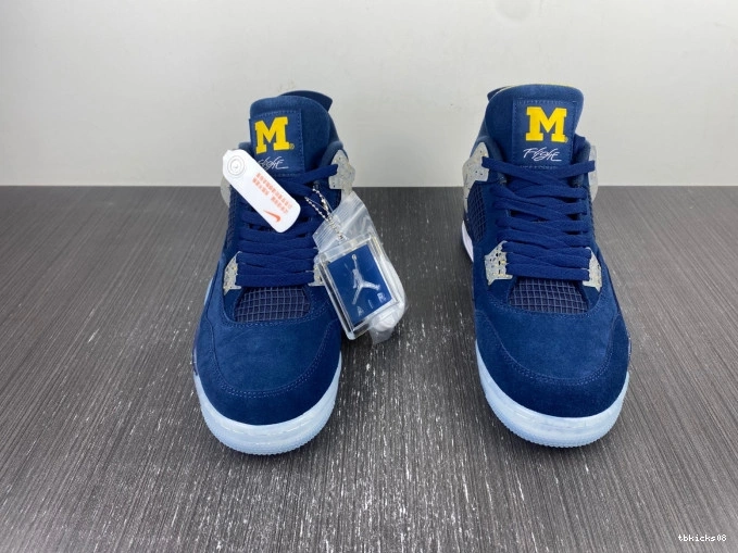 Cheap TBkick Michigan Air Jordan Retro AJ4-1036660 4 (PE) 0710